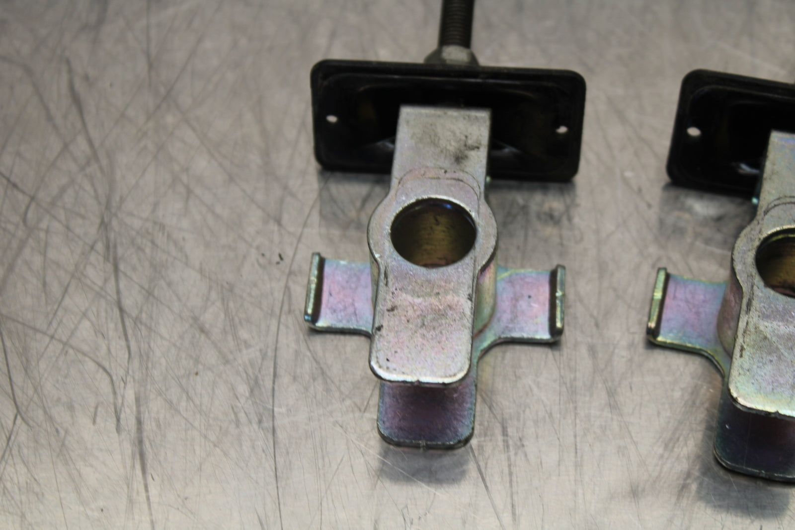 15-16 HONDA CB300F SWINGARM CHAIN TENSIONER ADJUSTMENT BRACKETS  BB150