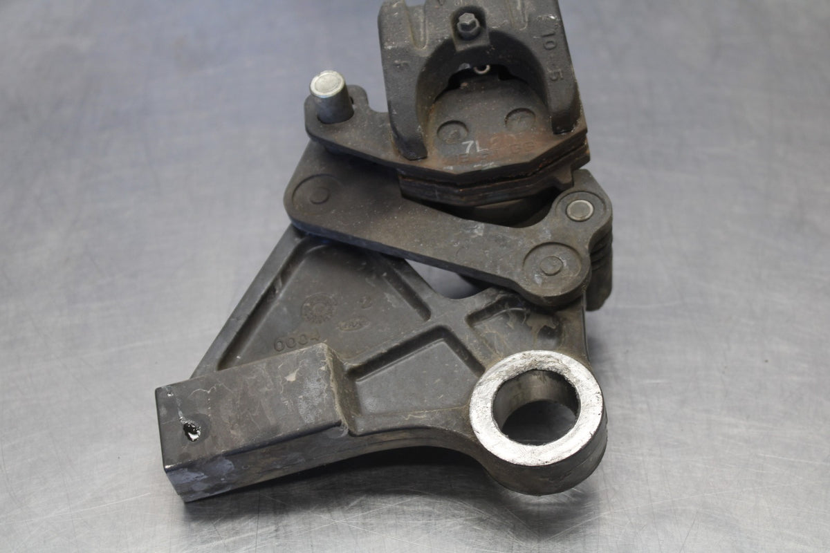 07-08 KAWASAKI NINJA ZX6R REAR BACK BRAKE CALIPER W MOUNT BRACKET BB937