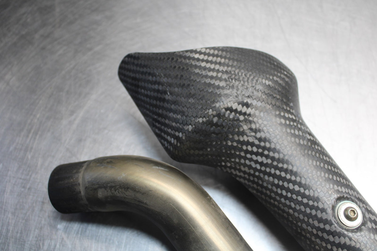 02 DUCATI MONSTER 620 FULL EXHAUST SYSTEM HEADERS PIPE MUFFLER BB851
