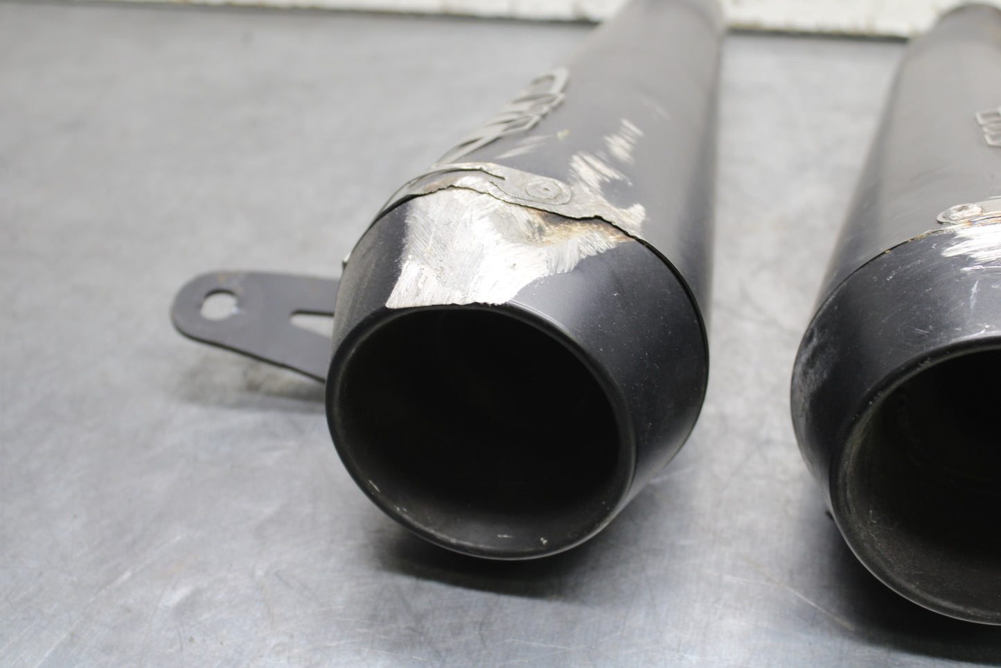 12-13 KAWASAKI Z1000 M4 EXHAUST PIPE MUFFLER SLIP ON CAN SILENCER  BB743