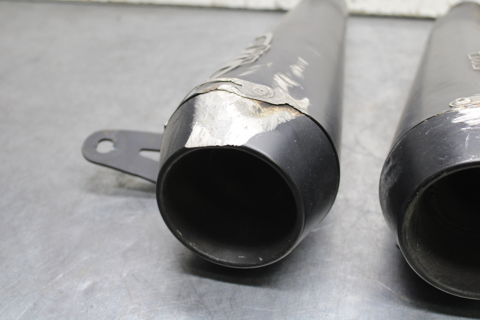 12-13 KAWASAKI Z1000 M4 EXHAUST PIPE MUFFLER SLIP ON CAN SILENCER  BB743