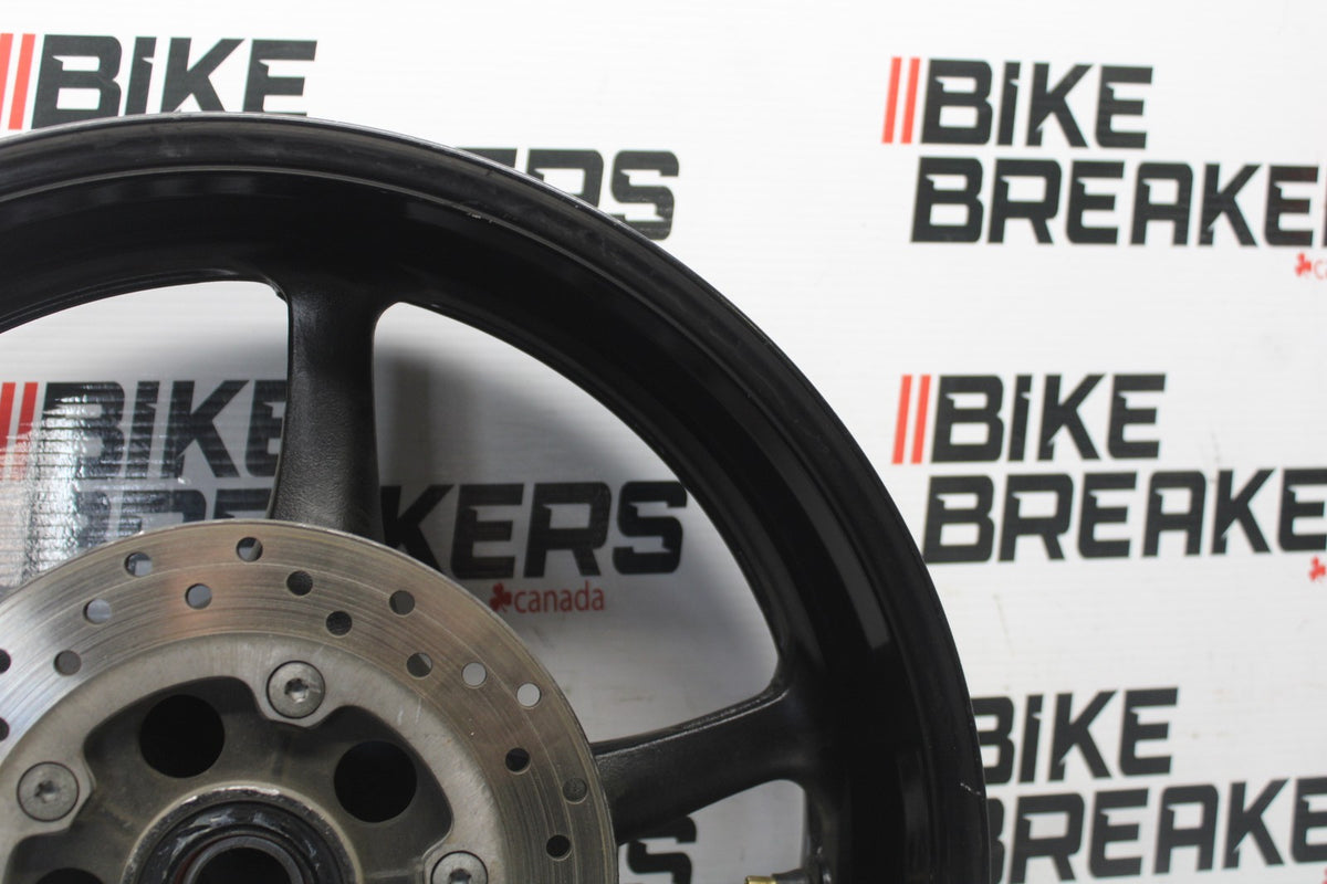 08-16 YAMAHA YZF R6 REAR WHEEL BACK RIM & ROTOR BB929