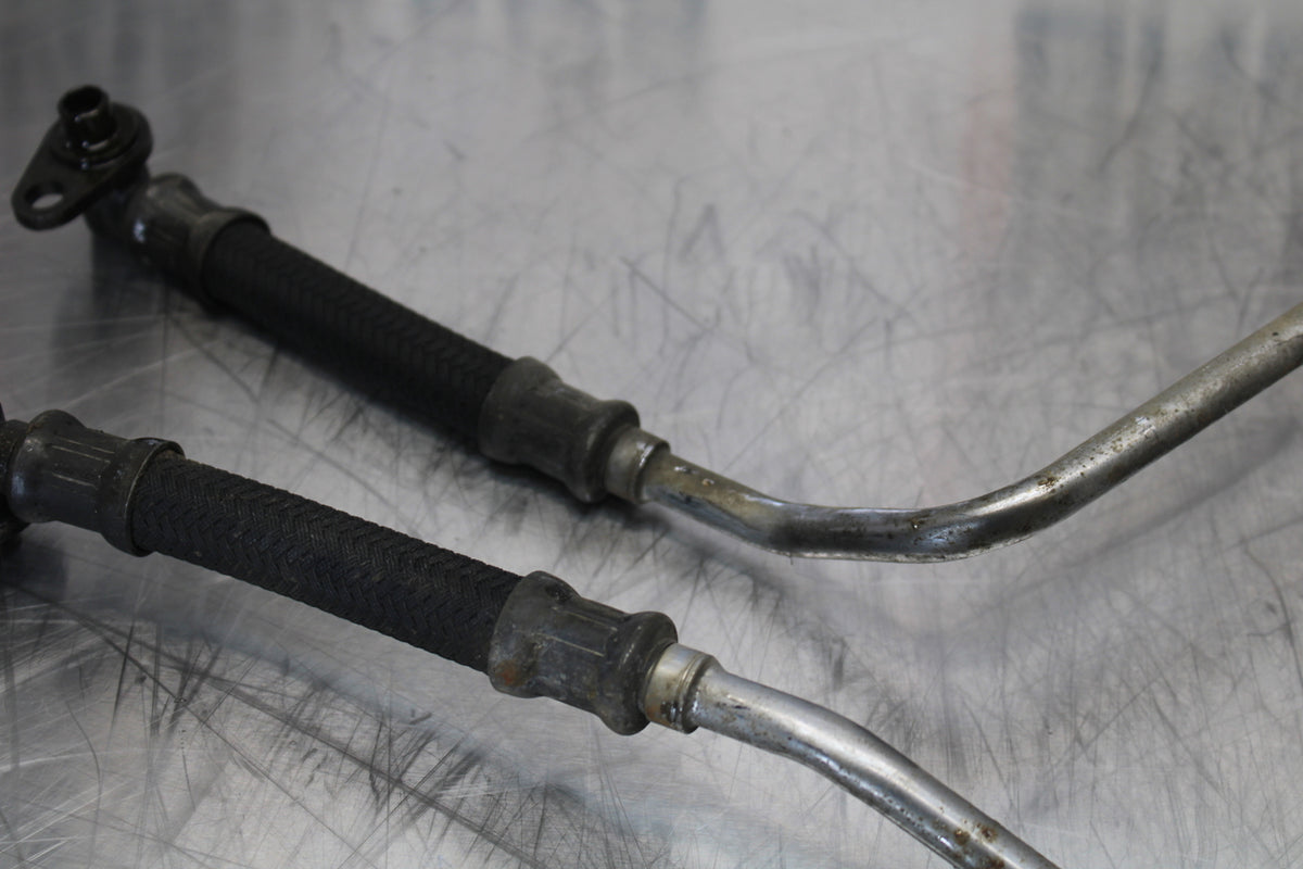 98-05 HONDA SUPER HAWK 1000 VTR1000F ENGINE MOTOR OIL COOLER HOSES BB152