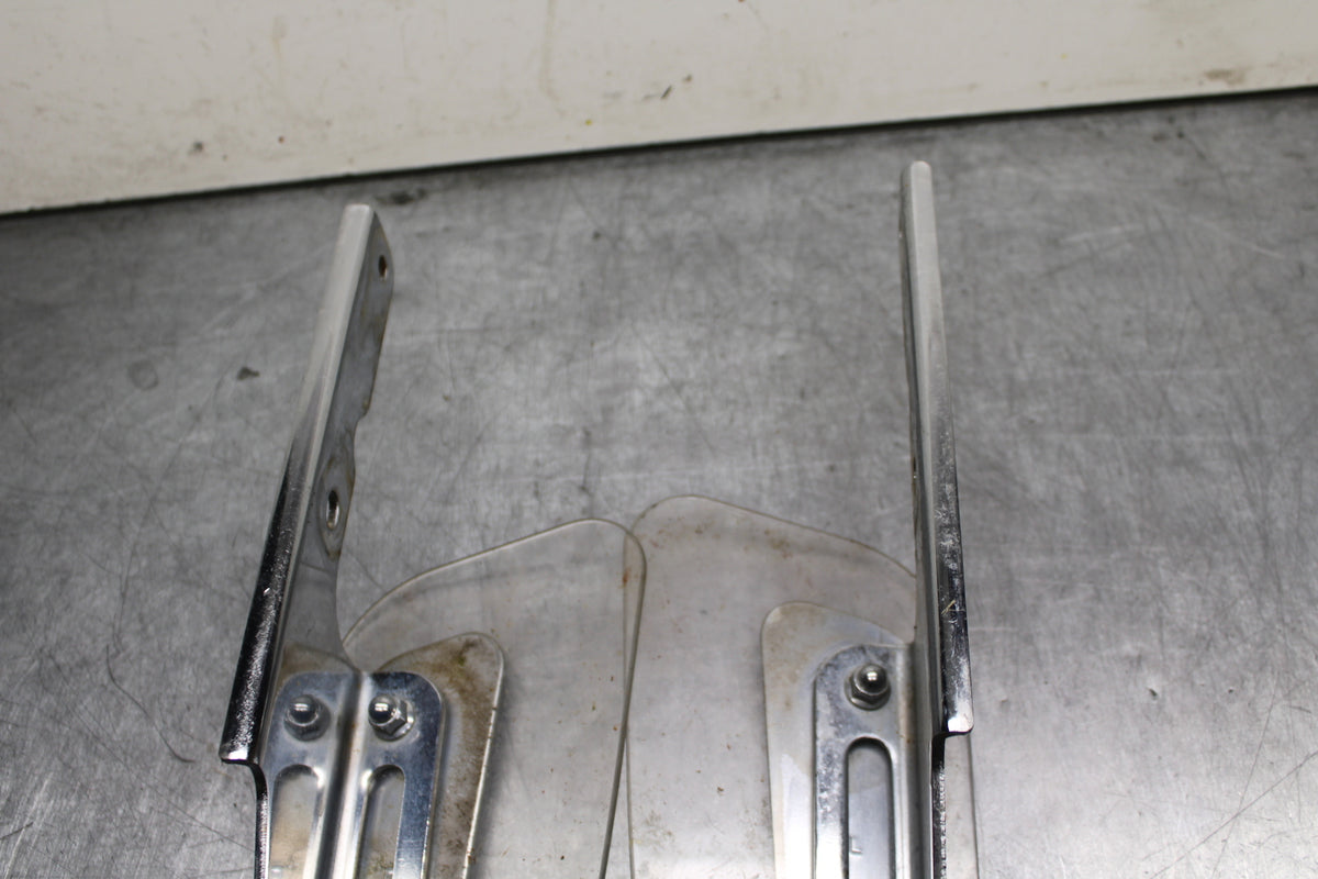 03-08 KAWASAKI VULCAN 1600 SMALL SIDE WINDSHIELD WIND SCREENS  BB754