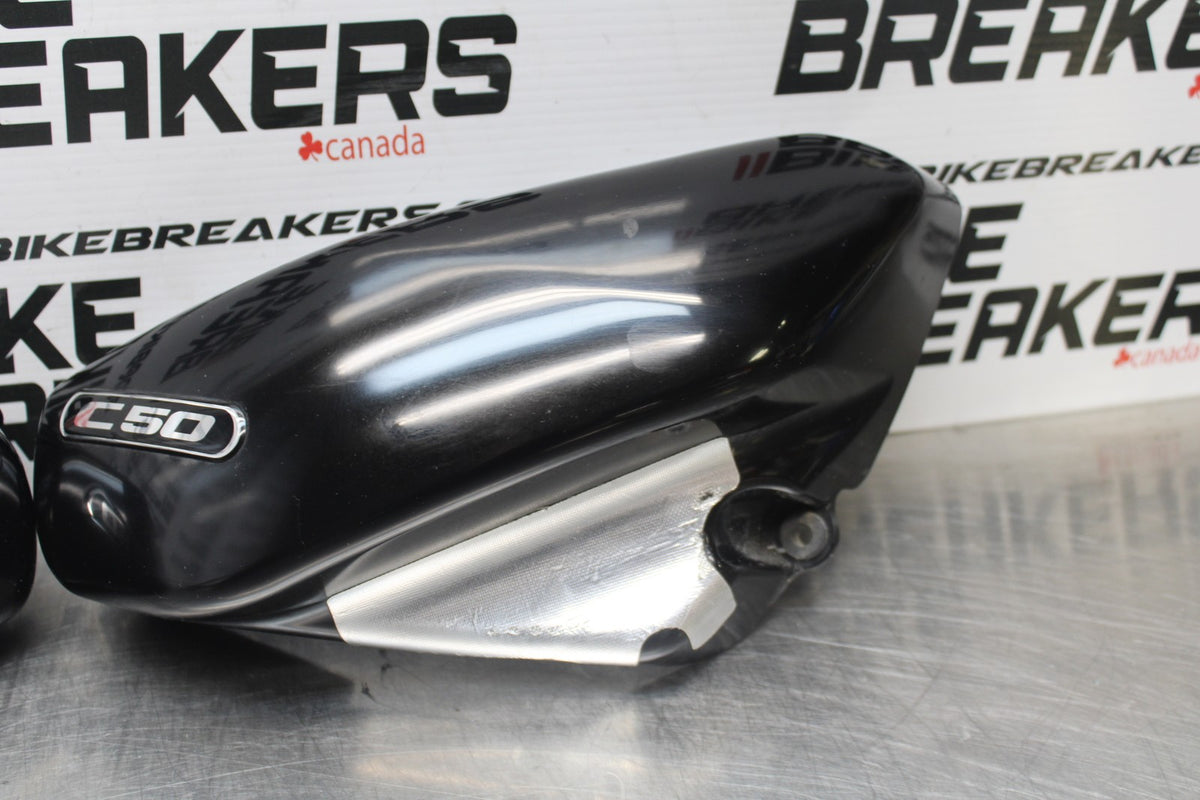 15 SUZUKI BOULEVARD C50 SIDE COVER PANEL COWL FAIRING SET PAIR BB775