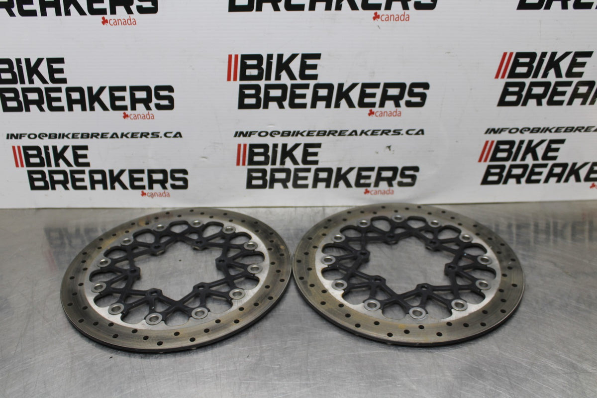 11-25 SUZUKI GSXR 600  FRONT LEFT RIGHT BRAKE ROTORS DISCS BB830