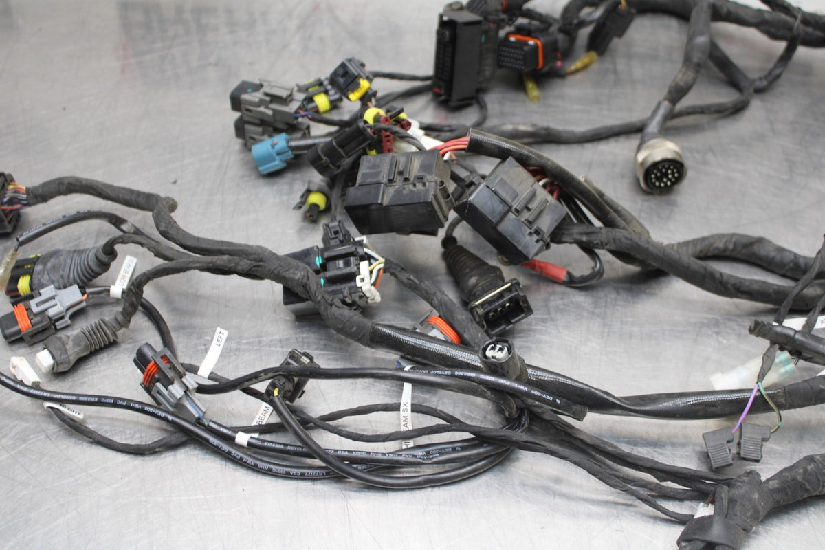 16 DUCATI 959 PANIGALE MAIN ENGINE WIRING HARNESS MOTOR WIRE LOOM BB912