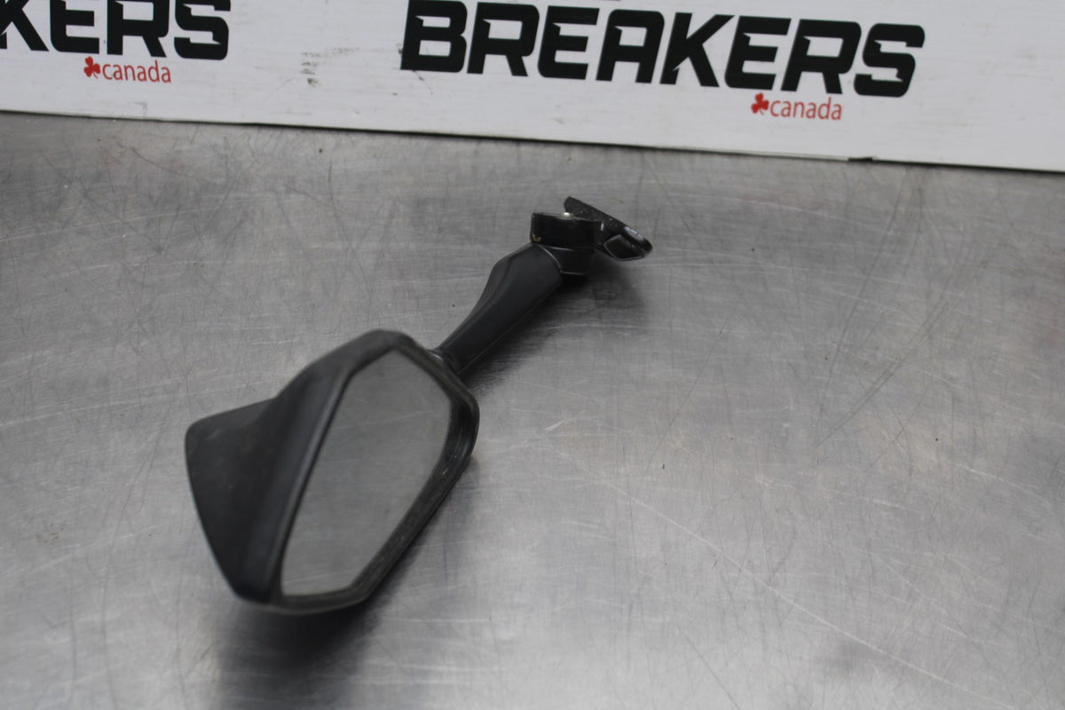 13-18 KAWASAKI NINJA ZX6R RIGHT SIDE REAR VIEW MIRROR BB735