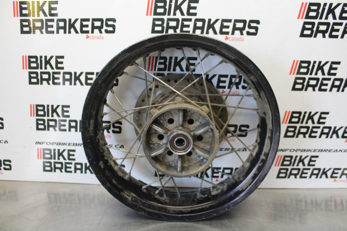 15 TRIUMPH TIGER 800 REAR WHEEL BACK RIM & ROTOR BB873