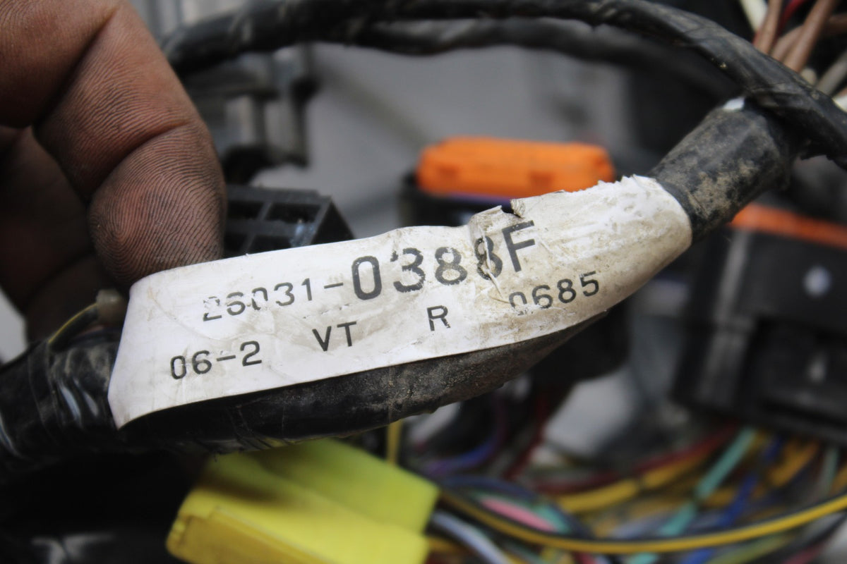 06 KAWASAKI VULCAN 900 MAIN ENGINE WIRING HARNESS MOTOR WIRE LOOM BB799