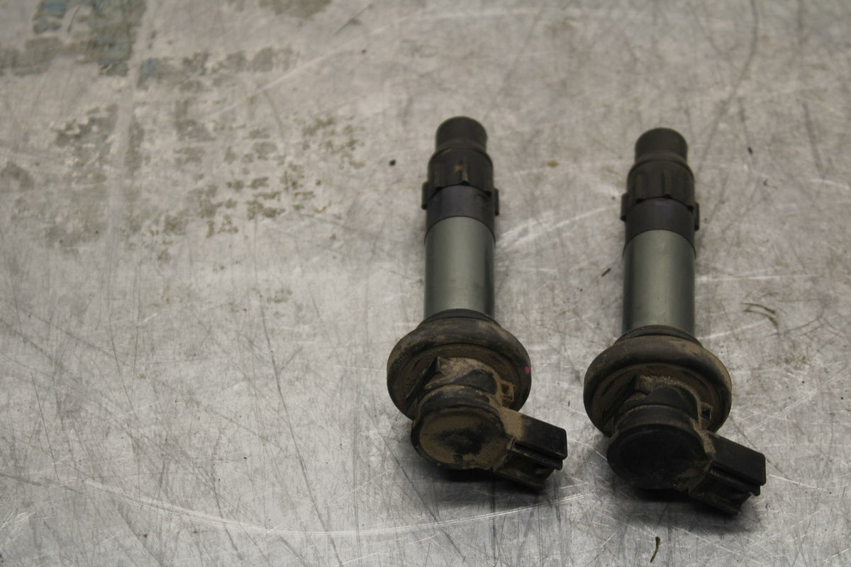 18-22 KAWASAKI NINJA 400 EX400 ABS IGNITION COILS COIL SPARK PLUG CAPS BB416