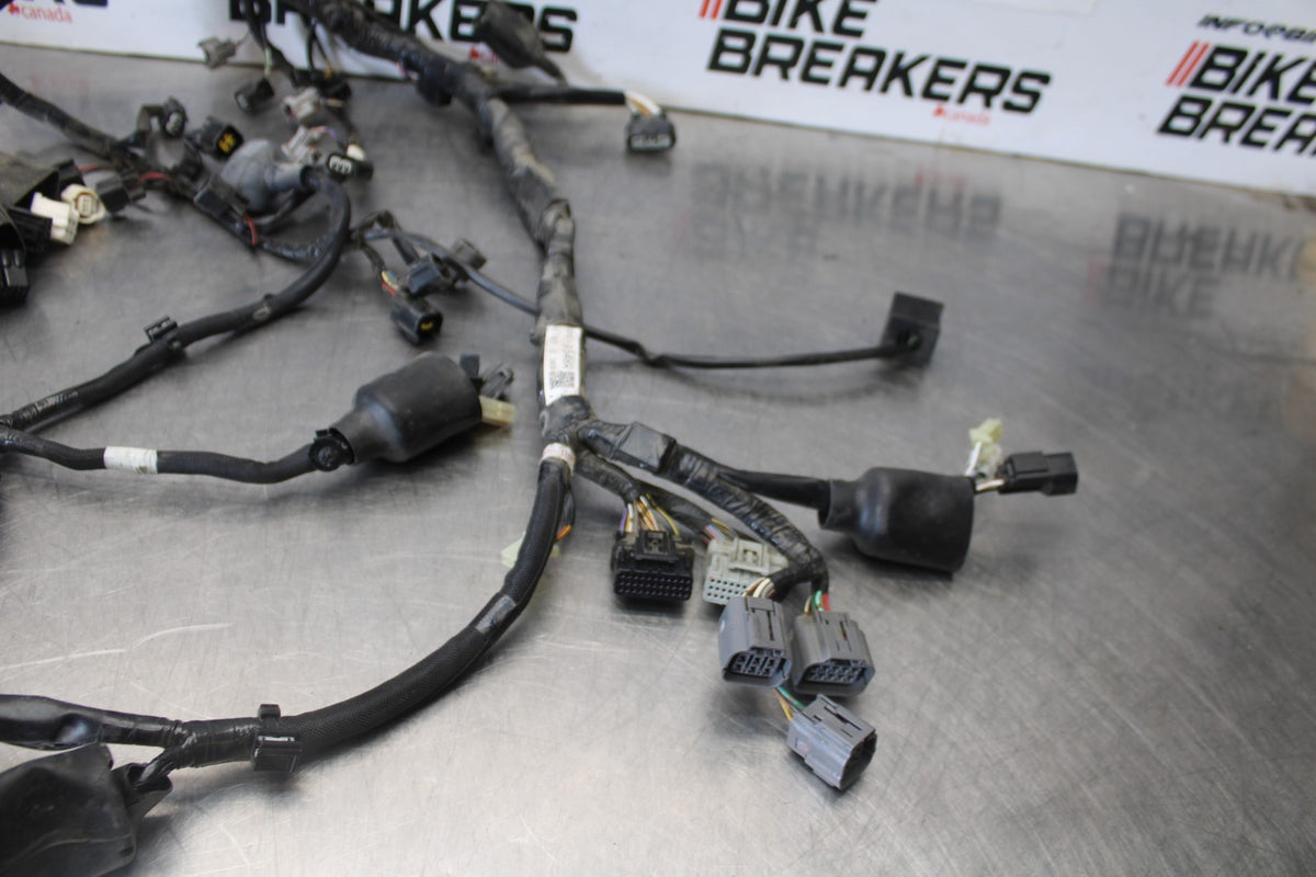 13-18 KAWASAKI NINJA ZX6R MAIN ENGINE WIRING HARNESS MOTOR WIRE LOOM BB908