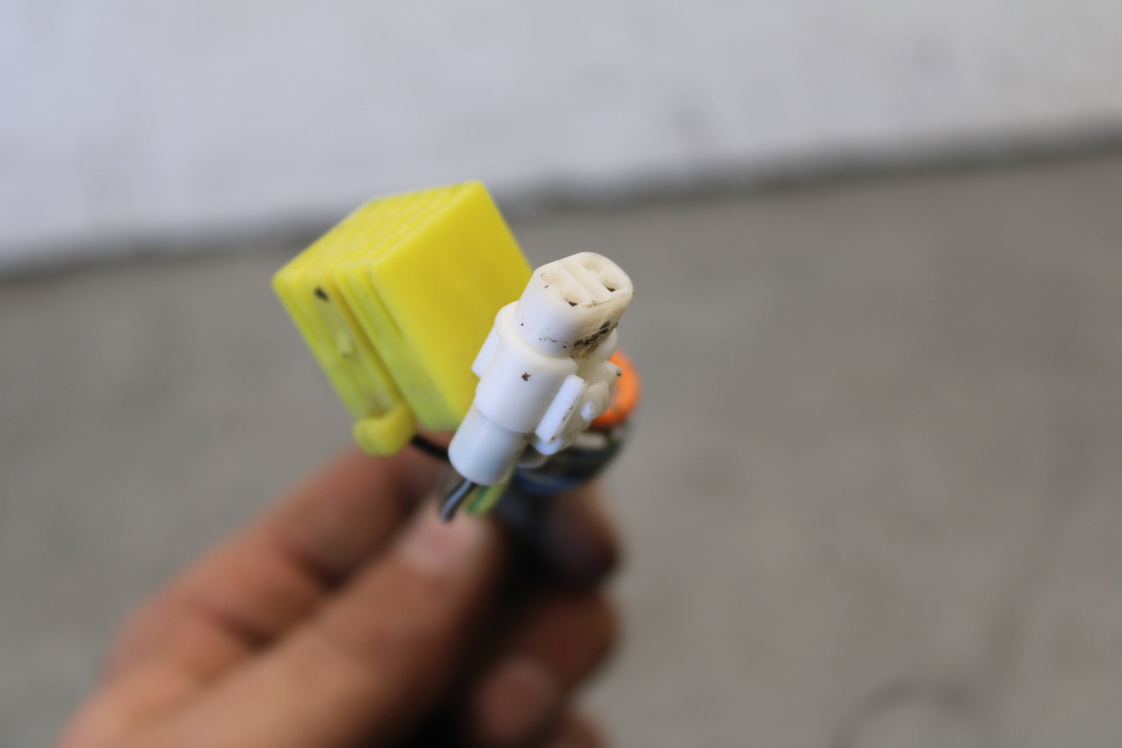 11-24 SUZUKI GSXR750 LEFT CLIP ON HANDLE HORN SIGNALS SWITCH SWITCHES BB687