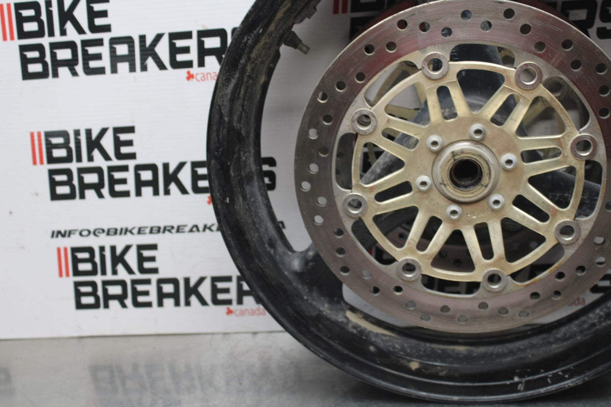 98-05 HONDA SUPER HAWK 1000 VTR1000F FRONT WHEEK FRONT RIM & ROTORS BB821