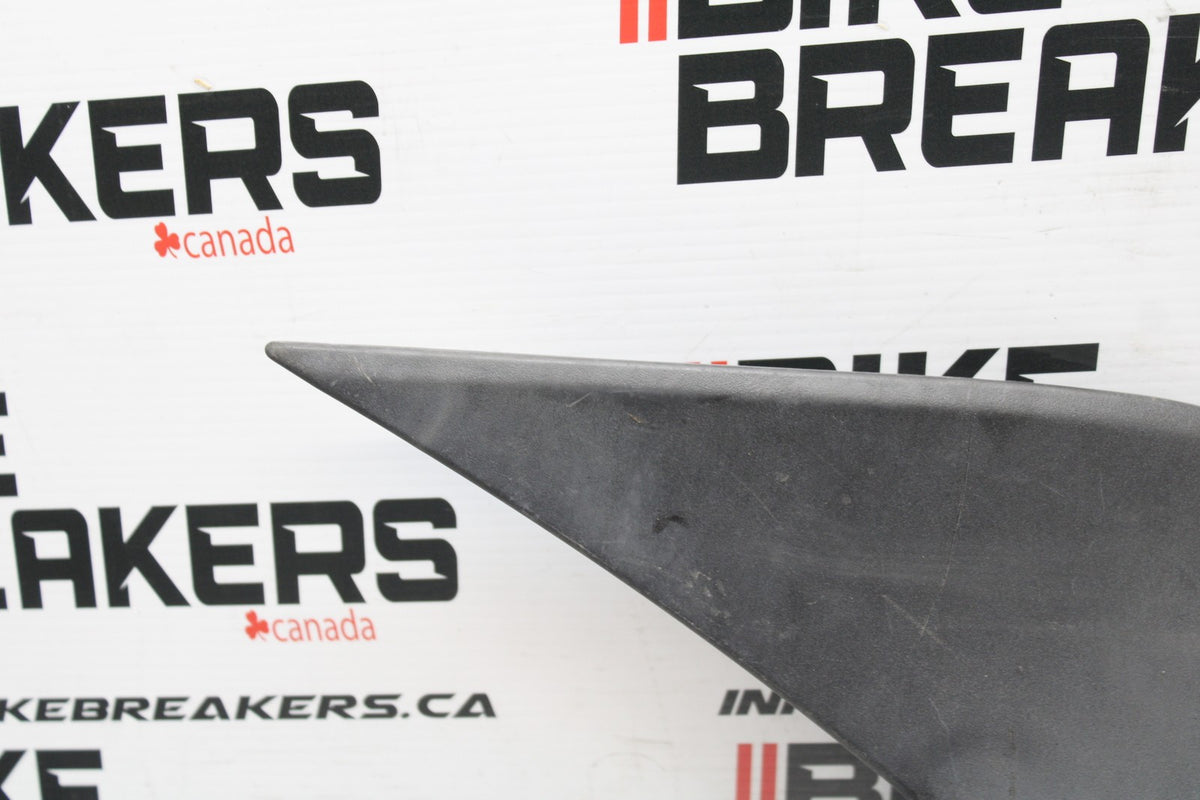 09 KAWASAKI NINJA 250R LEFT FRONT SIDE SEAT SADDLE PANEL TRIM COWL FAIRING BB824