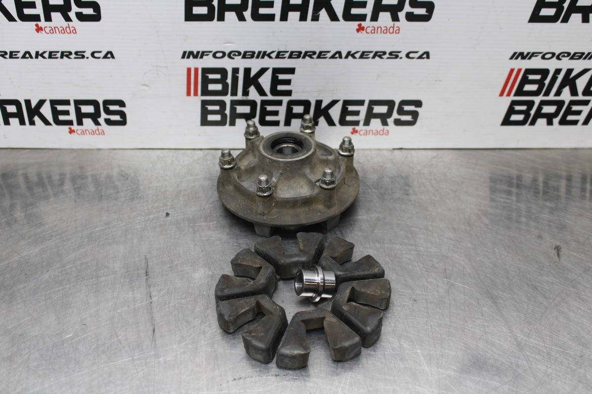 09 KAWASAKI NINJA 250R REAR HUB & SHOCK DAMPERS CUSH ABSORBERS BB824