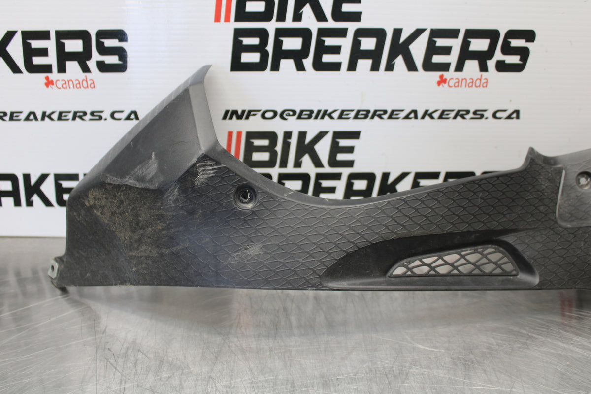 10-11 BMW S1000RR LEFT GAS TANK FUEL CELL PANEL COVER TRIM COWL  BB168