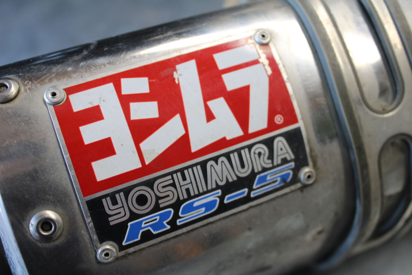 03-04 HONDA CBR600RR YOSHIMURA EXHAUST PIPE MUFFLER SLIP ON CAN SILENCER BB661