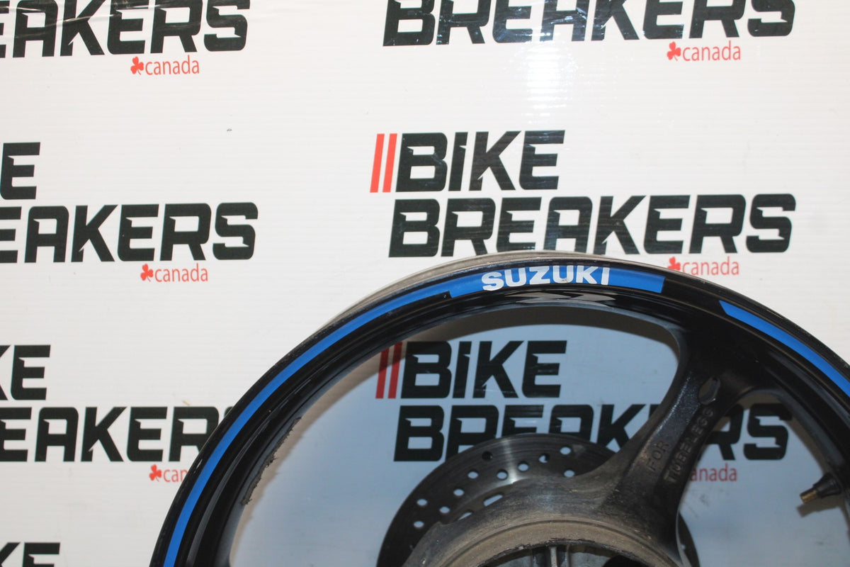 06-07 SUZUKI GSXR 600 REAR WHEEL BACK RIM & ROTOR BB845