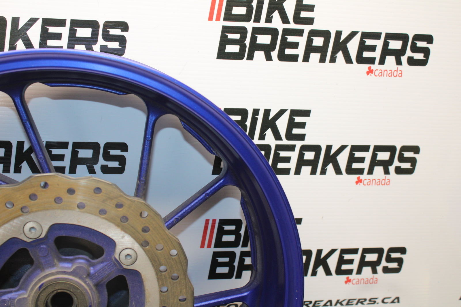 14-17 YAMAHA FZ07 REAR WHEEL BACK RIM & ROTOR BB162