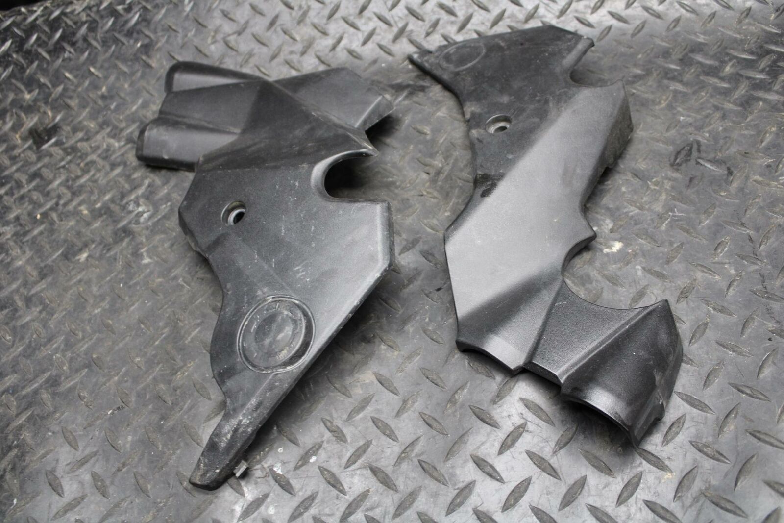 12-17 KAWASAKI NINJA 650 FRAME MID SIDE COVERS COWLS PANELS TRIM BB211