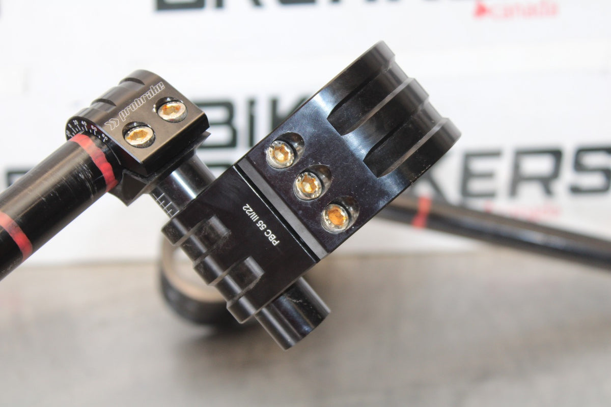 16 APRILIA TUONO V4 1100 LEFT RIGHT CLIP ON ONS HANDLEBARS PAIR SET BB905
