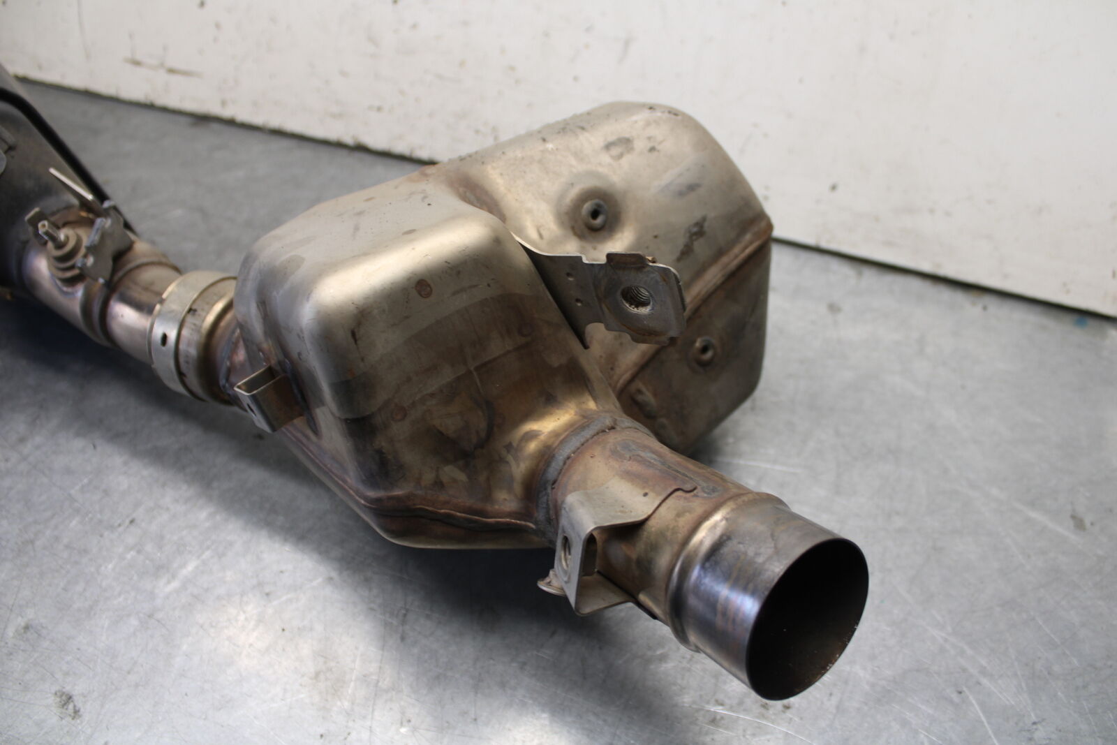 13-18 KAWASAKI NINJA ZX6R EXHAUST PIPE MUFFLER SLIP ON CAN SILENCER BB682