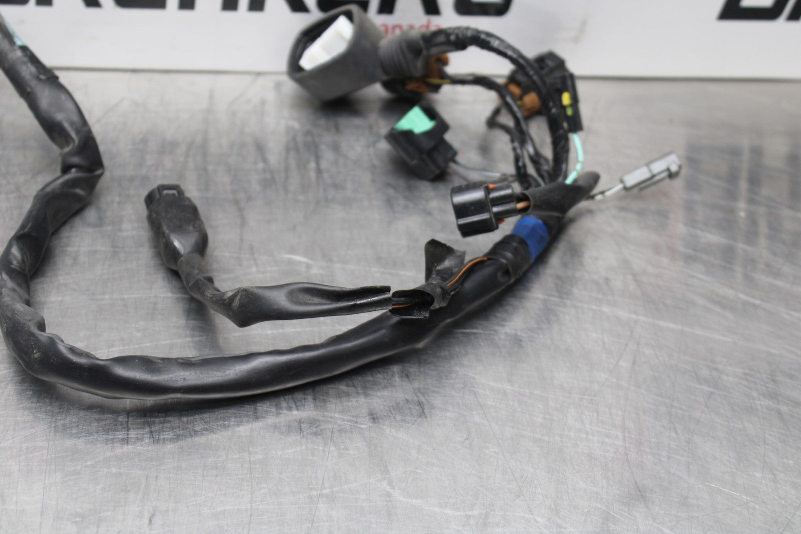 08-10 SUZUKI GSXR 600 HEADLIGHT SPEEDO GAUGES WIRING HARNESS WIRE LOOM BB202