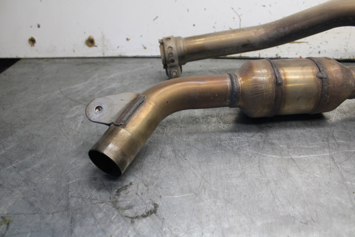 07-09 YAMAHA FZ6 EXHAUST PIPE MUFFLER SLIP ON CAN SILENCER 5VX-14710-01-00 BB713