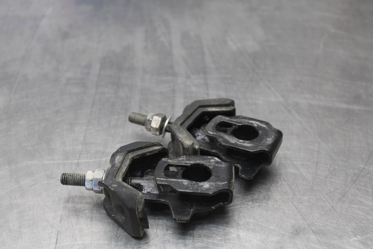 23-26 KAWASAKI NINJA ZX4RR SWINGARM CHAIN TENSIONER ADJUSTMENT BRACKETS  BB898