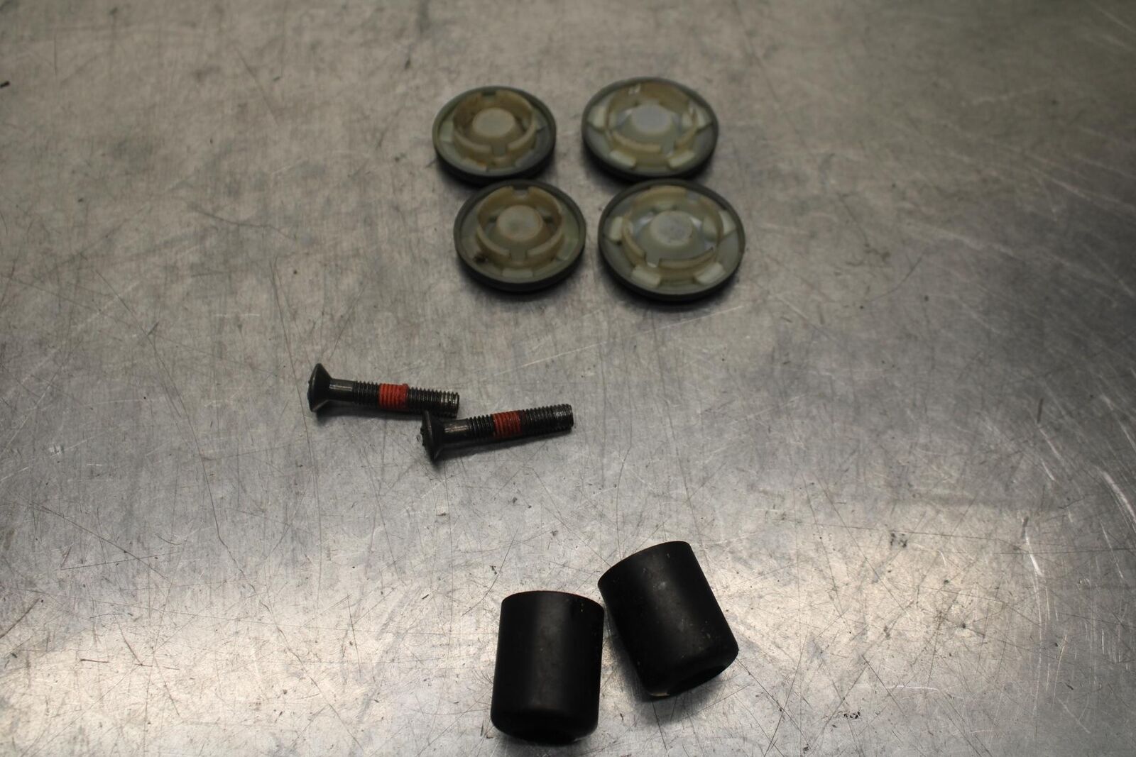 2009 Kawasaki Ninja 250R EX250J HANDLEBAR END CAPS WEIGHTS  BB87