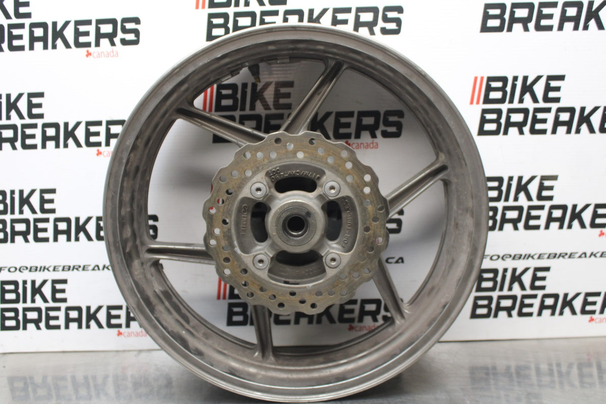 06 KAWASAKI NINJA 650 EX650 REAR WHEEL BACK RIM & ROTOR BB823