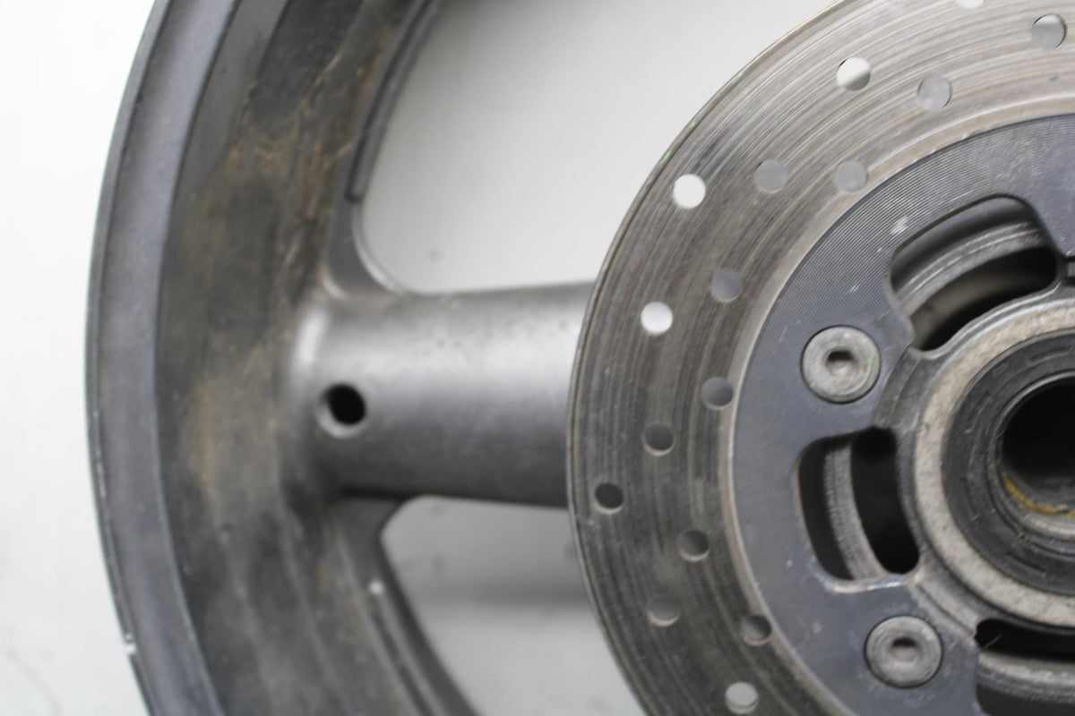 97-98 SUZUKI GSXR 600 SRAD REAR WHEEL AND ROTOR BACK BRAKE DISC BB636
