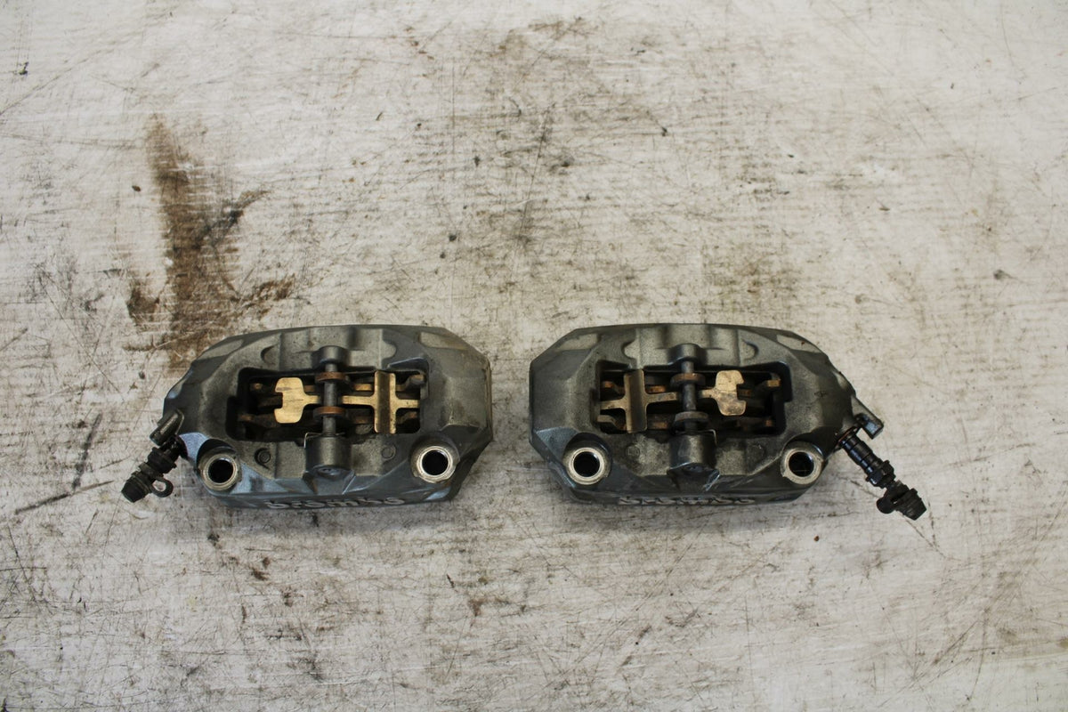 17-20 DUCATI MONSTER 797 BREMBO FRONT BRAKE CALIPER SET PAIR CALIPERS BB309