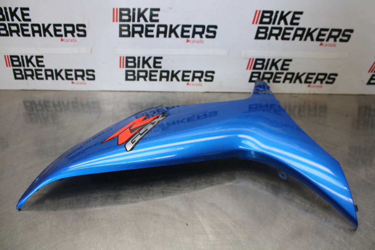 11-26 SUZUKI GSXR750 LEFT MID UPPER SIDE FAIRING COWL PLASTIC BB900