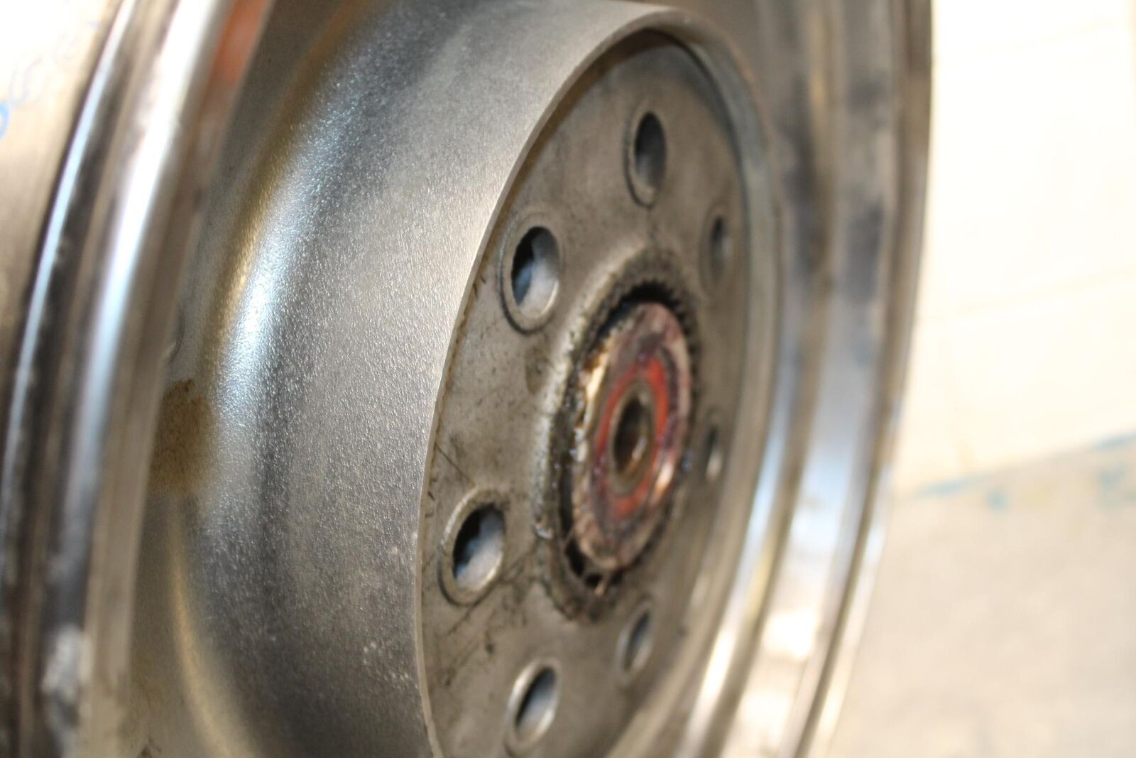 2005 Kawasaki Vulcan 1600 VN1600A WHEEL RIM REAR ROTOR BB574