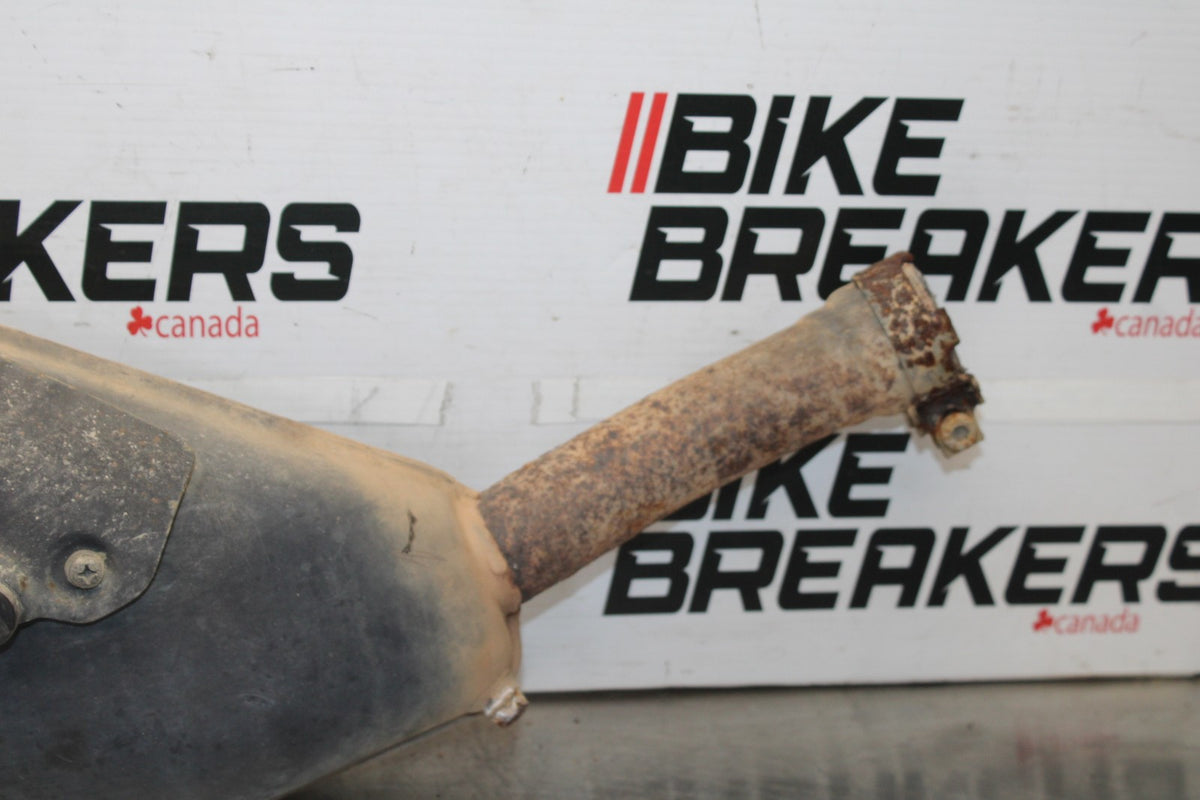 06 KAWASAKI KLR650 EXHAUST PIPE MUFFLER SLIP ON CAN SILENCER BB919