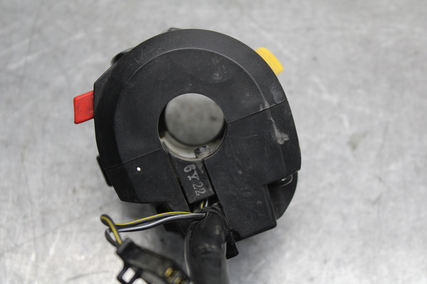 06-07 SUZUKI GSXR750 LEFT CLIP ON HANDLE HORN SIGNALS SWITCH SWITCHES BB670