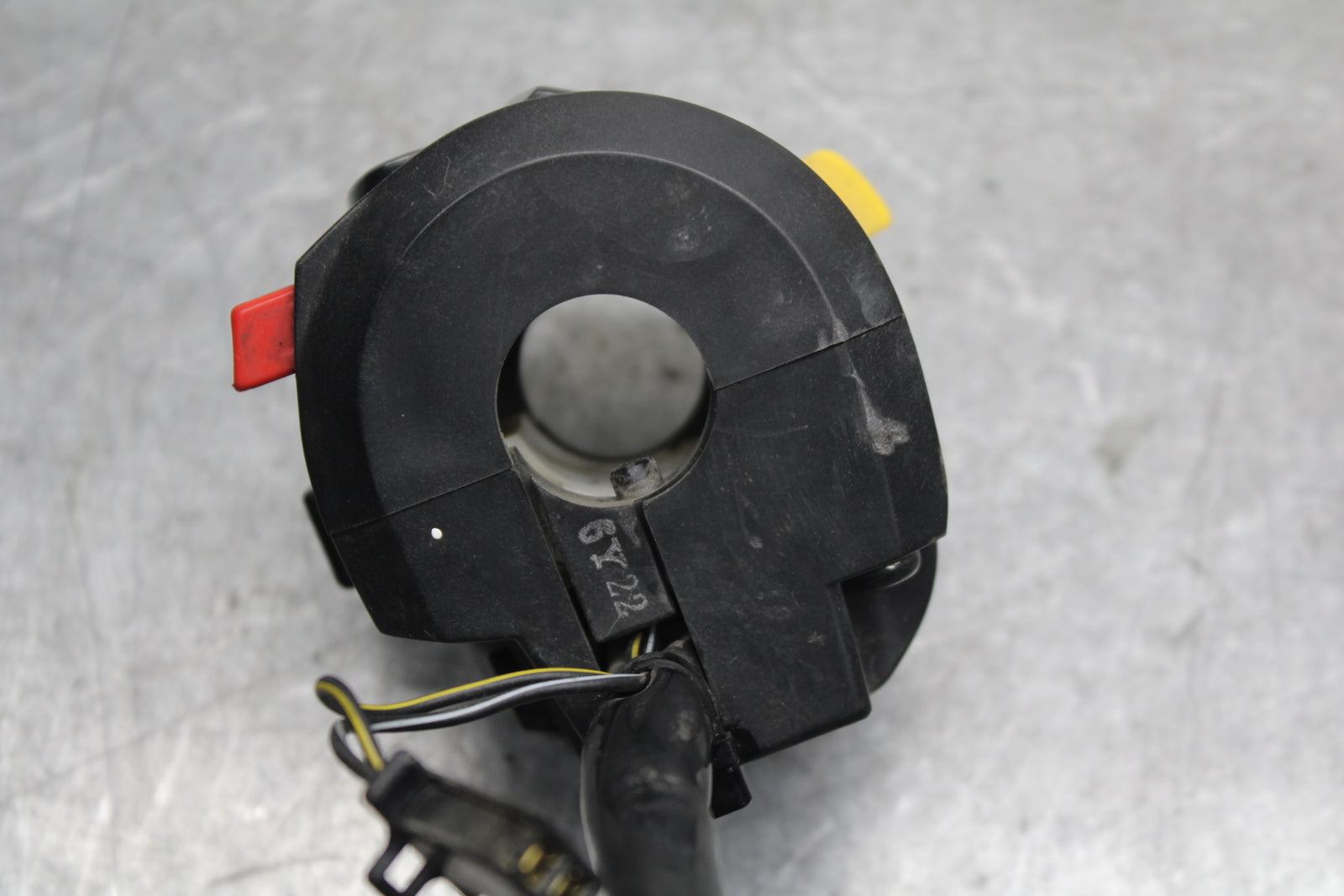06-07 SUZUKI GSXR750 LEFT CLIP ON HANDLE HORN SIGNALS SWITCH SWITCHES BB670