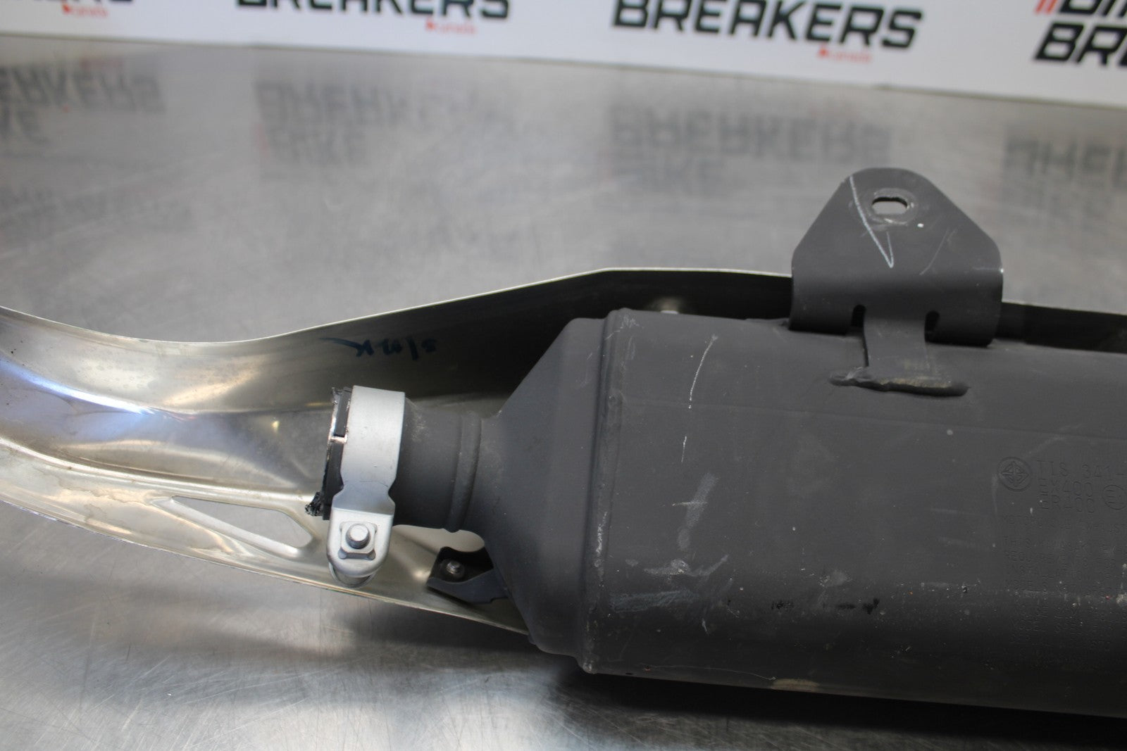 18-23 KAWASAKI NINJA 400 EX400 EXHAUST PIPE MUFFLER SLIP ON CAN SILENCER BB192