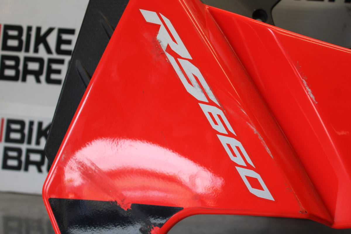 20-23 APRILIA RS660 RIGHT LOWER MID UPPER SIDE FAIRING COWL  BB889