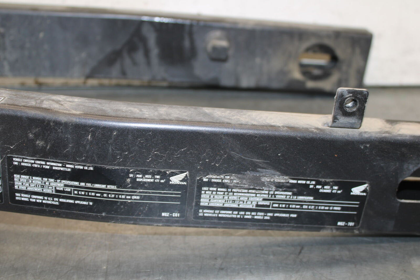 13-15 HONDA CBR500R REAR SWINGARM BACK SUSPENSION SWING ARM 52200-MGZ-J00 BB704