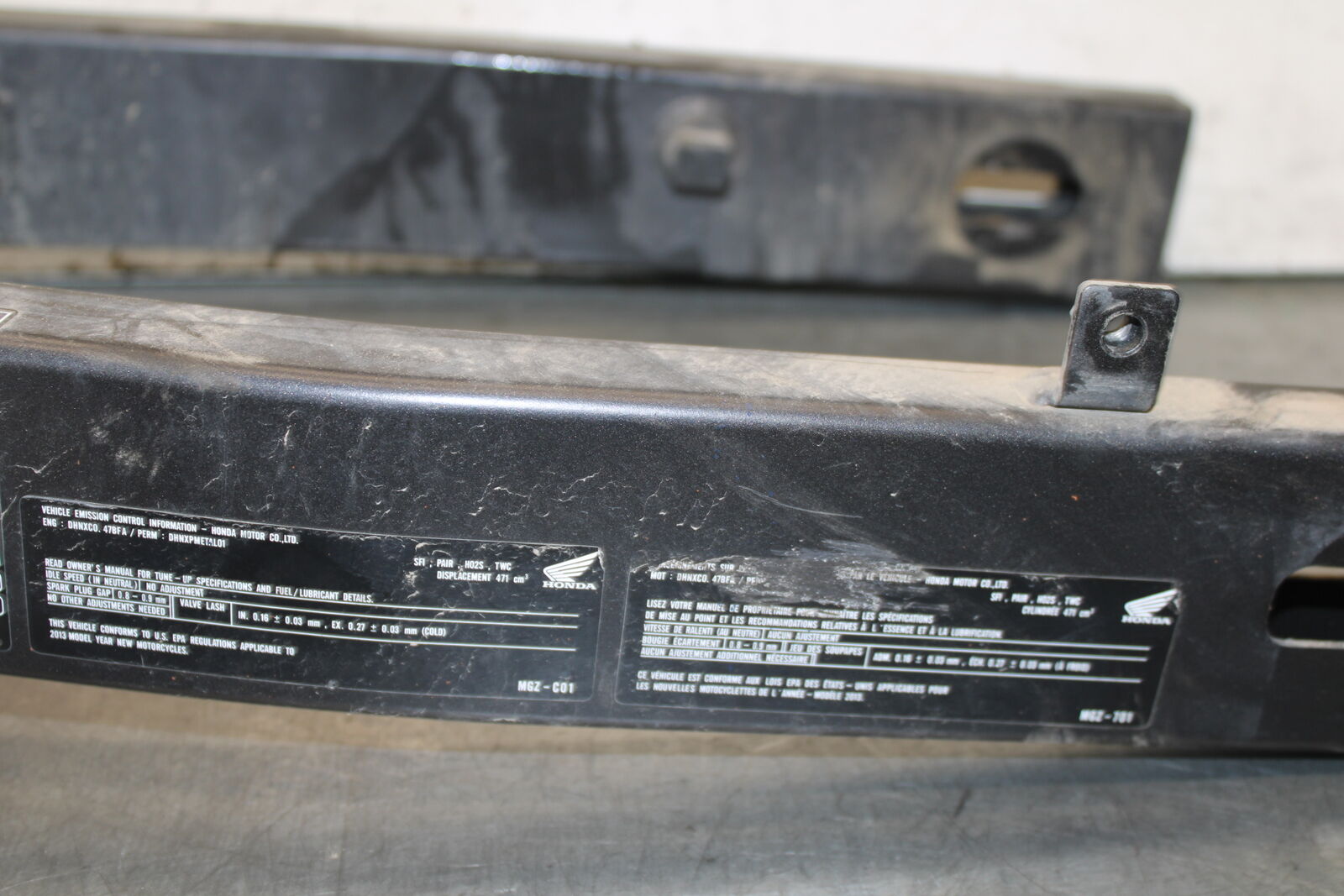 13-15 HONDA CBR500R REAR SWINGARM BACK SUSPENSION SWING ARM 52200-MGZ-J00 BB704