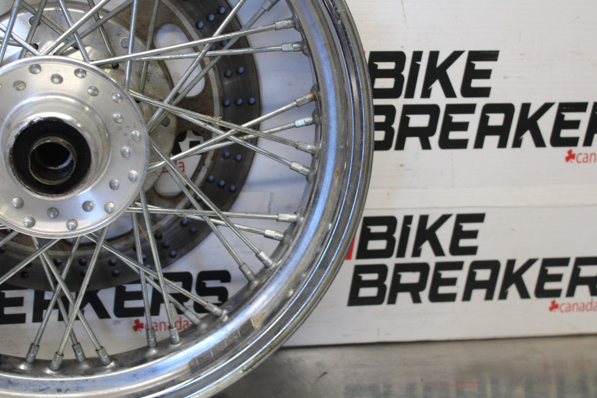 97 KAWASAKI VULCAN 1500 VN1500D CLASSIC FRONT WHEEL FRONT RIM & ROTOR BB936