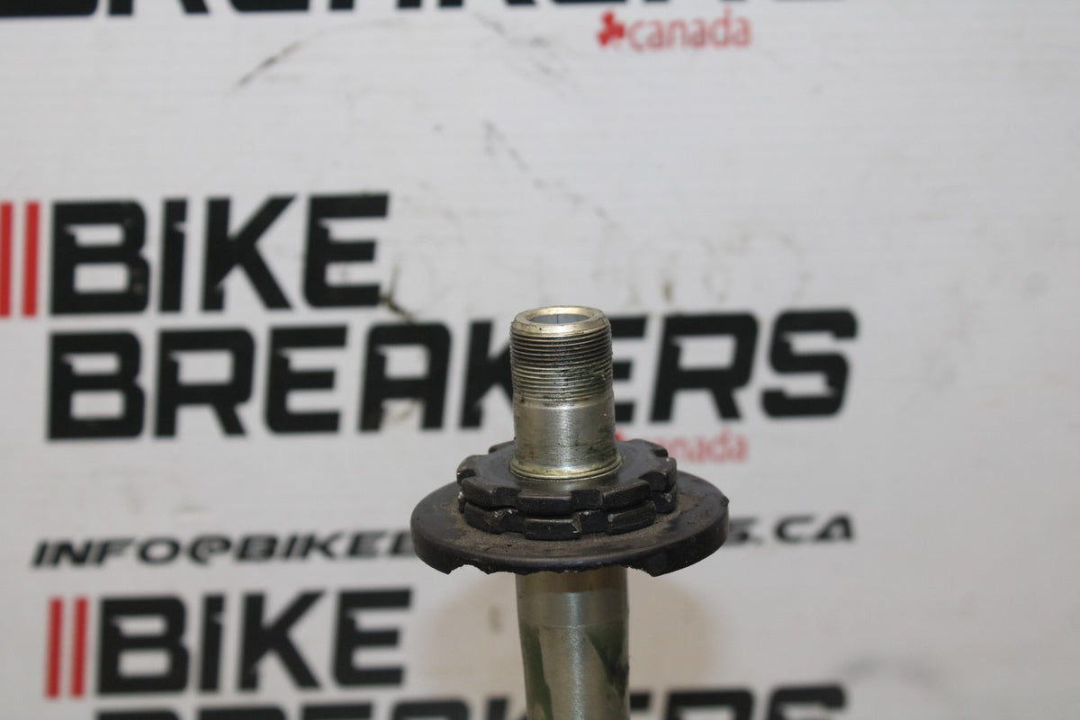 98 KAWASAKI NINJA ZX6 FRONT FORKS CLAMP LOWER TRIPLE TREE STEM BB870