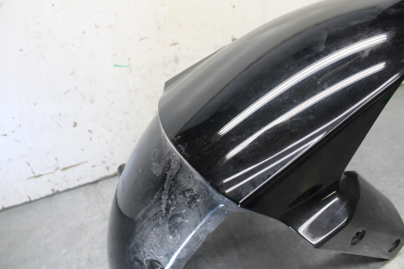 09-12 KAWASAKI NINJA ZX6R FRONT WHEEL FENDER COWL FAIRING 5004-0118-17K BB698