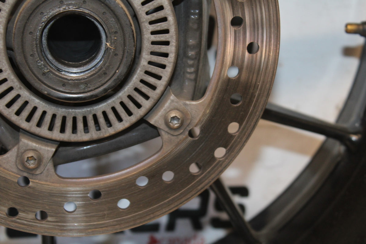10-11 BMW S1000RR REAR WHEEL BACK RIM & ROTOR BB941