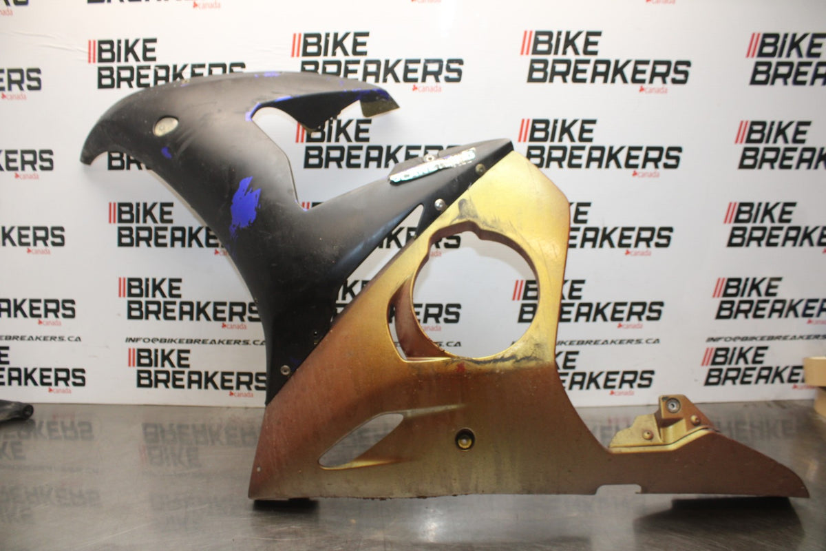 05 YAMAHA YZF R6 LEFT LOWER MID UPPER SIDE FAIRING COWL BB858