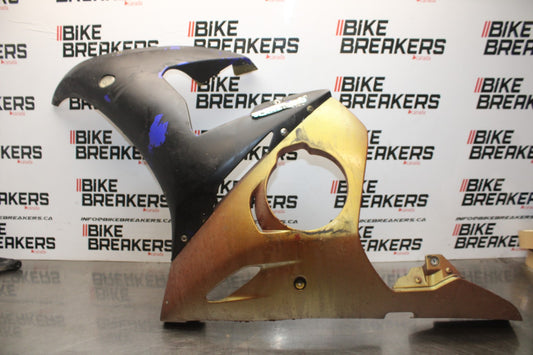 05 YAMAHA YZF R6 LEFT LOWER MID UPPER SIDE FAIRING COWL BB858