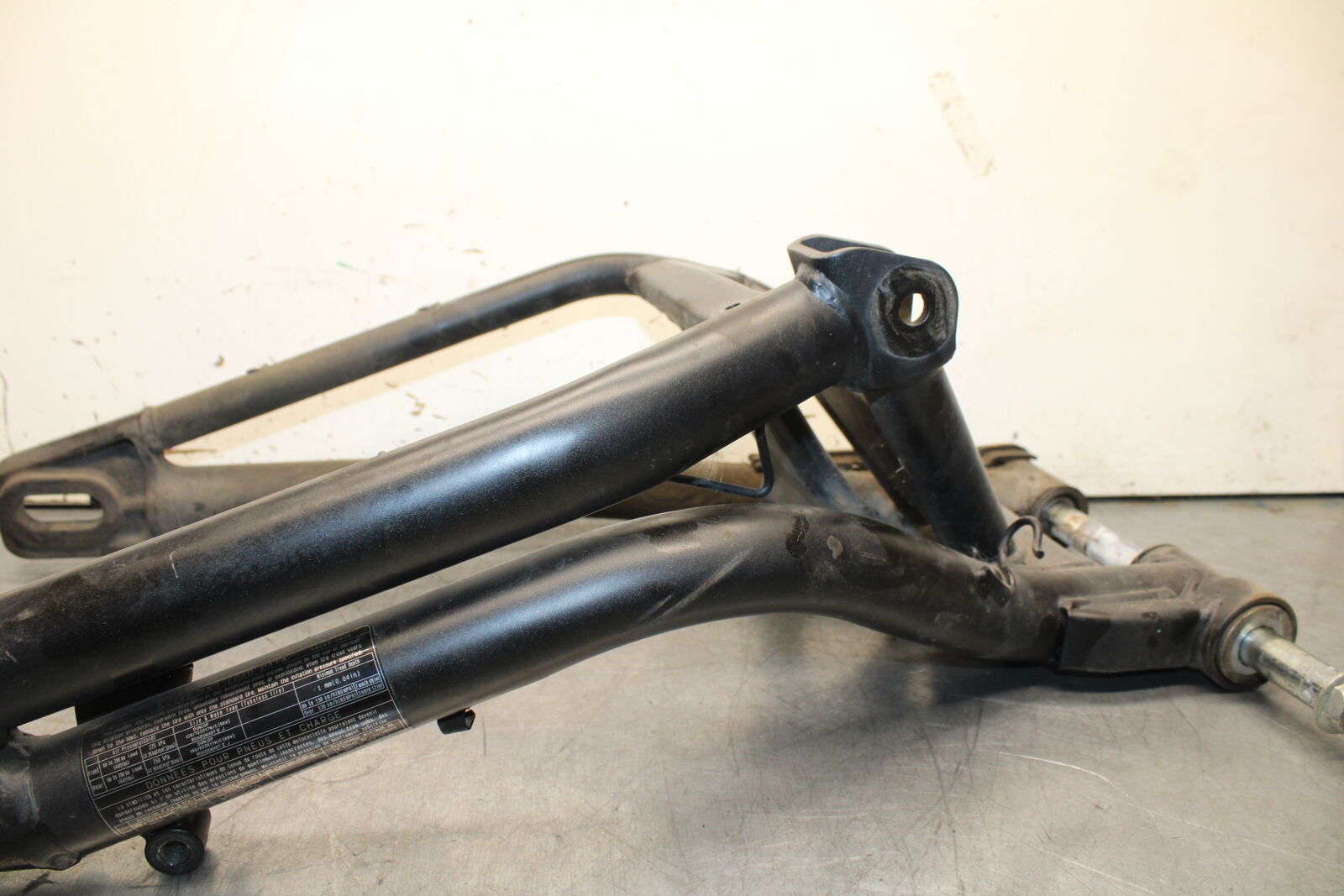 12-17 KAWASAKI ER-6N Z650 REAR SWINGARM BACK SUSPENSION SWING ARM BB709